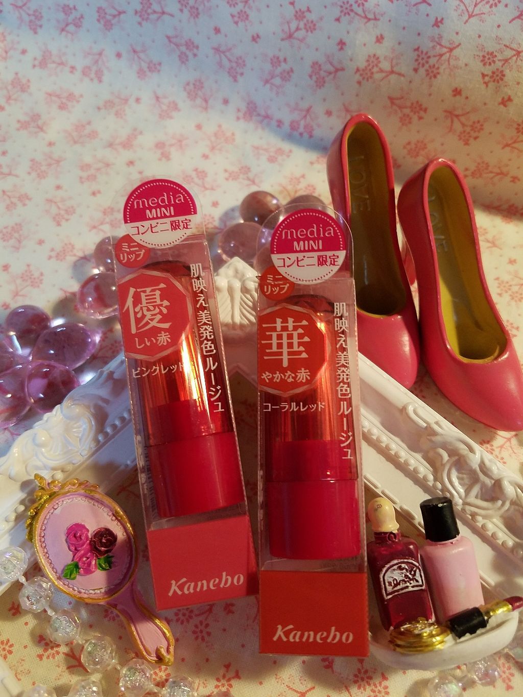 ミニリップ/media/口紅を使ったクチコミ（2枚目）