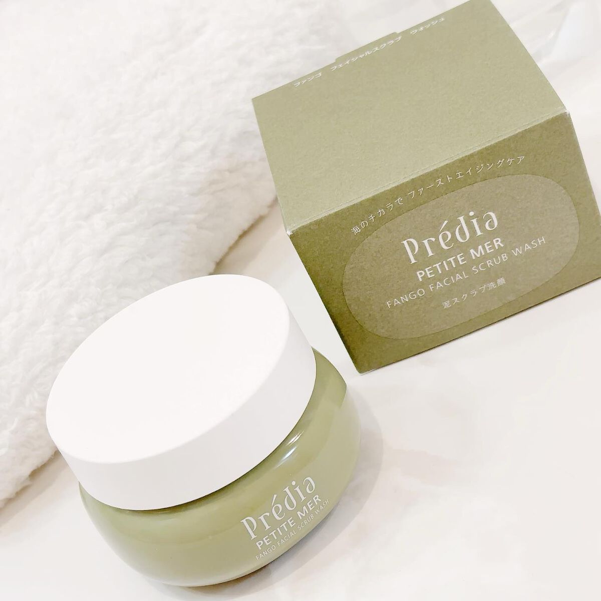 プティメール ファンゴ フェイシャルスクラブ ウォッシュ/Prédia/スクラブ・ゴマージュを使ったクチコミ（2枚目）