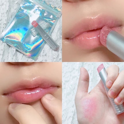 グリッタリーウェブリップバーム/unleashia/リップケアを使ったクチコミ(5枚目)