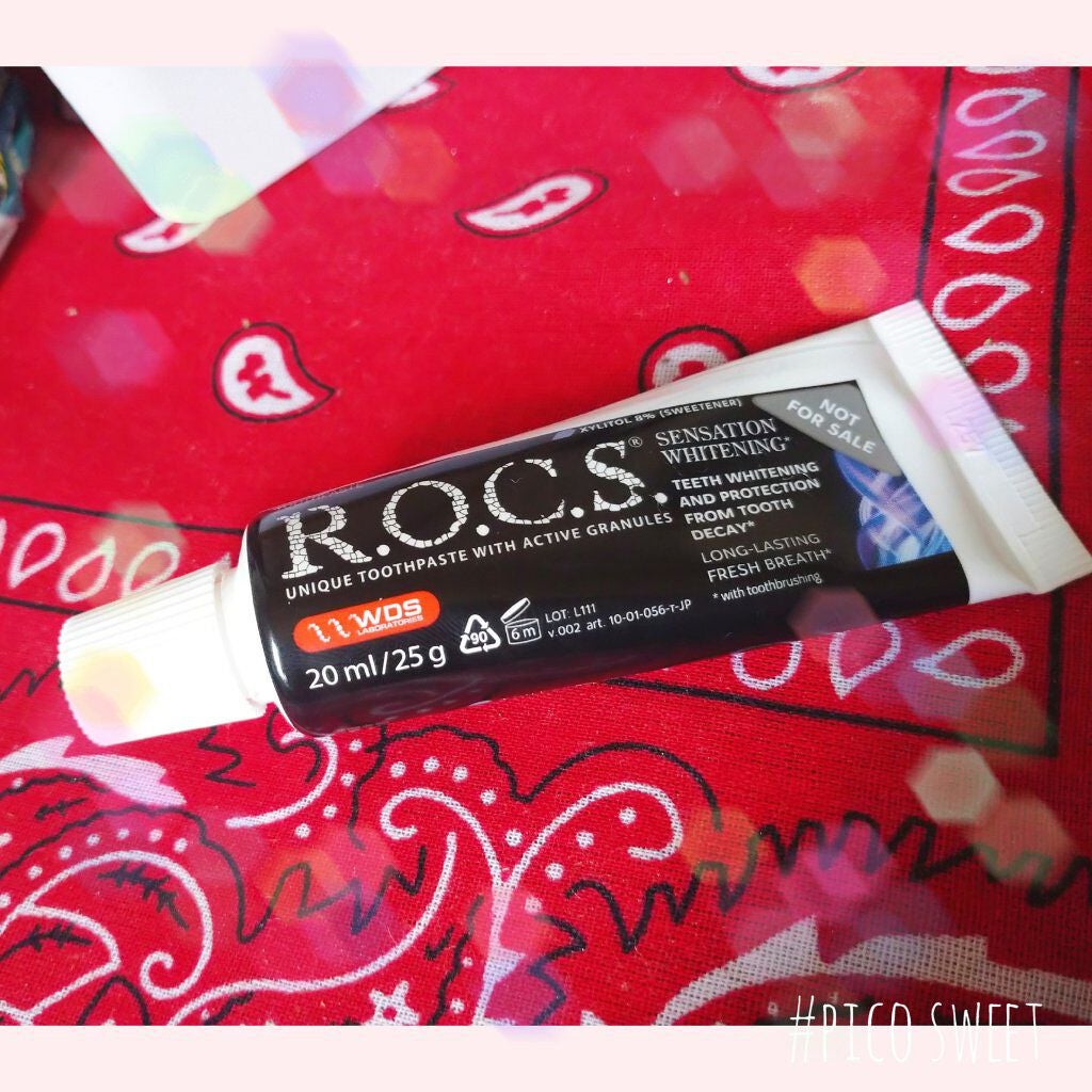 センセーションホワイトニング/R.O.C.S./歯磨き粉を使ったクチコミ(1枚目)