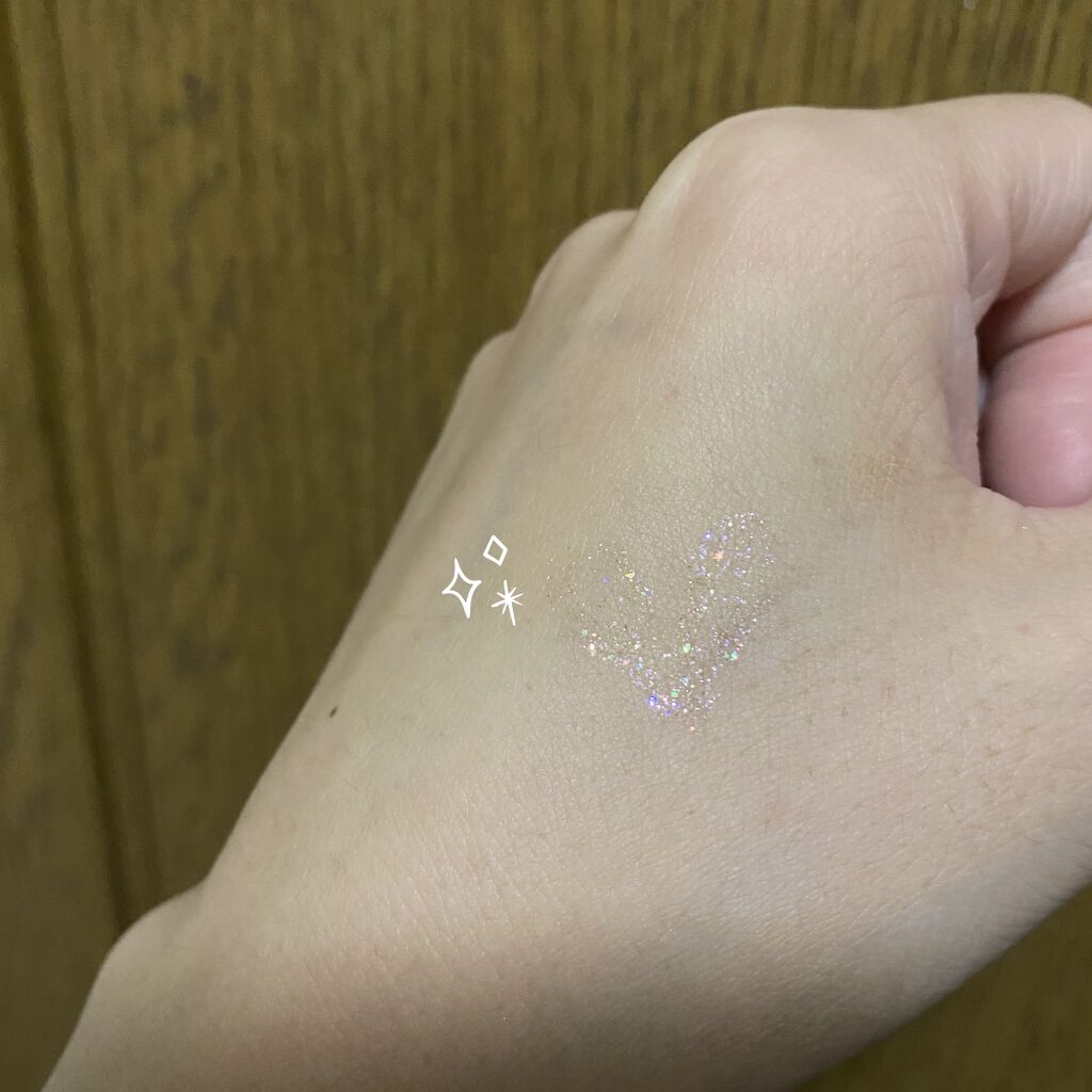 リキッド グリッター シャドウ/rom&nd/グリッターを使ったクチコミ（3枚目）