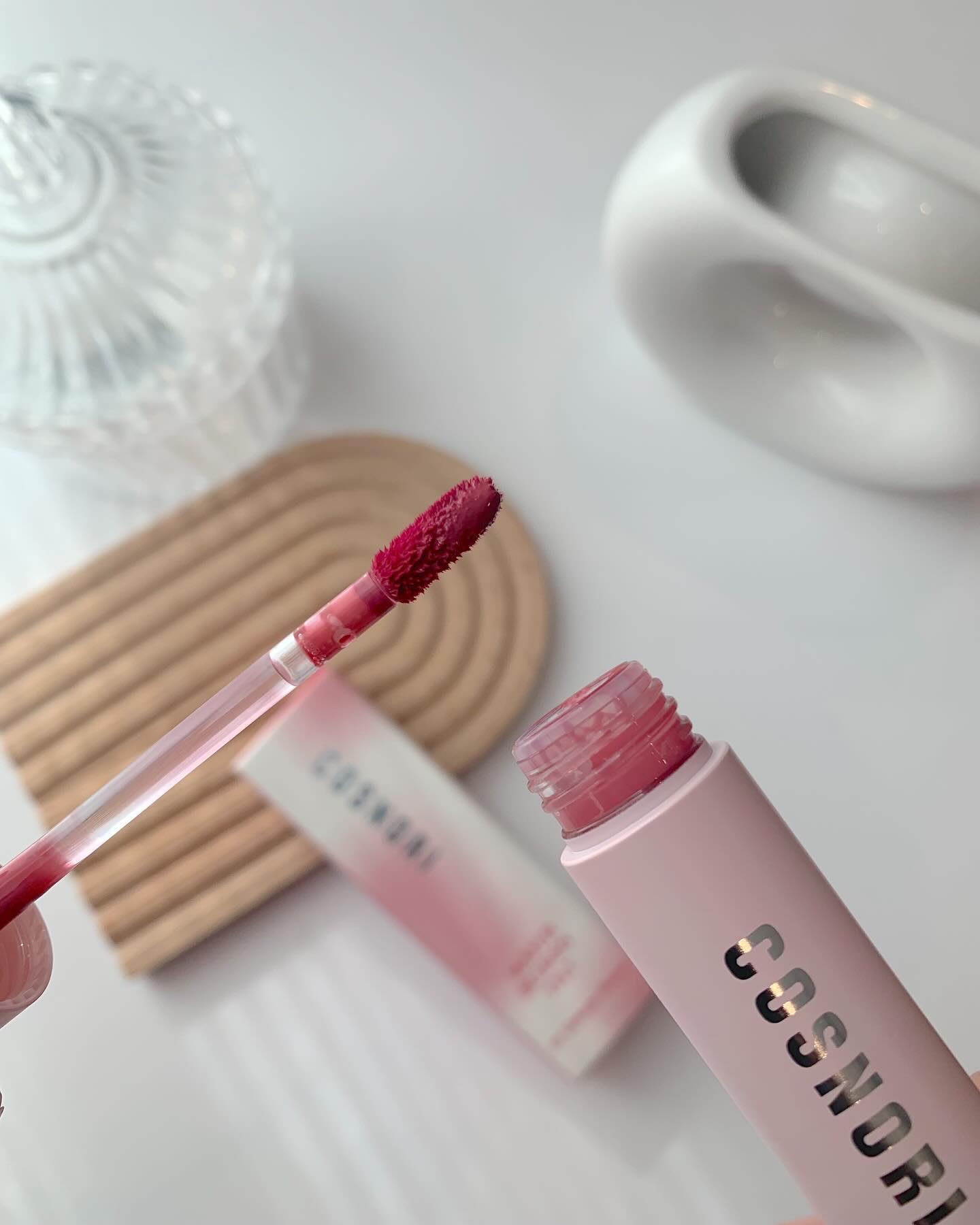 コスノリ ウォーターブラーリーティント/COSNORI/リップティントを使ったクチコミ（2枚目）