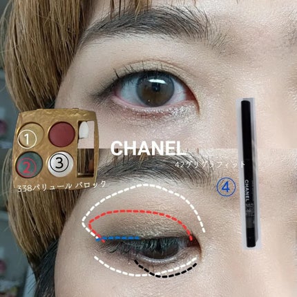 レ キャトル オンブル ビザンス /CHANEL/アイシャドウパレットを使ったクチコミ(5枚目)