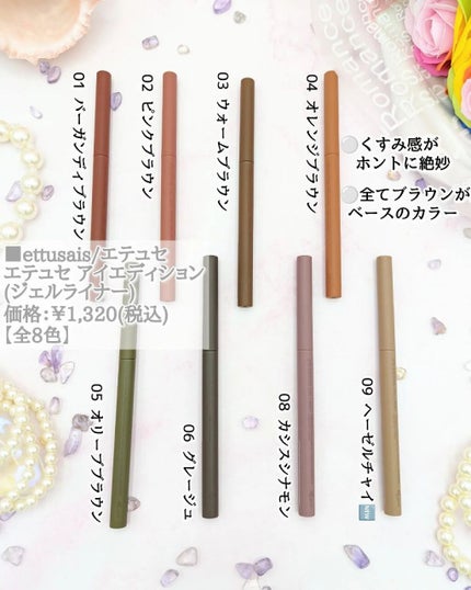 エテュセ ラスティング ジェルライナー/ettusais/ジェルアイライナーを使ったクチコミ(3枚目)