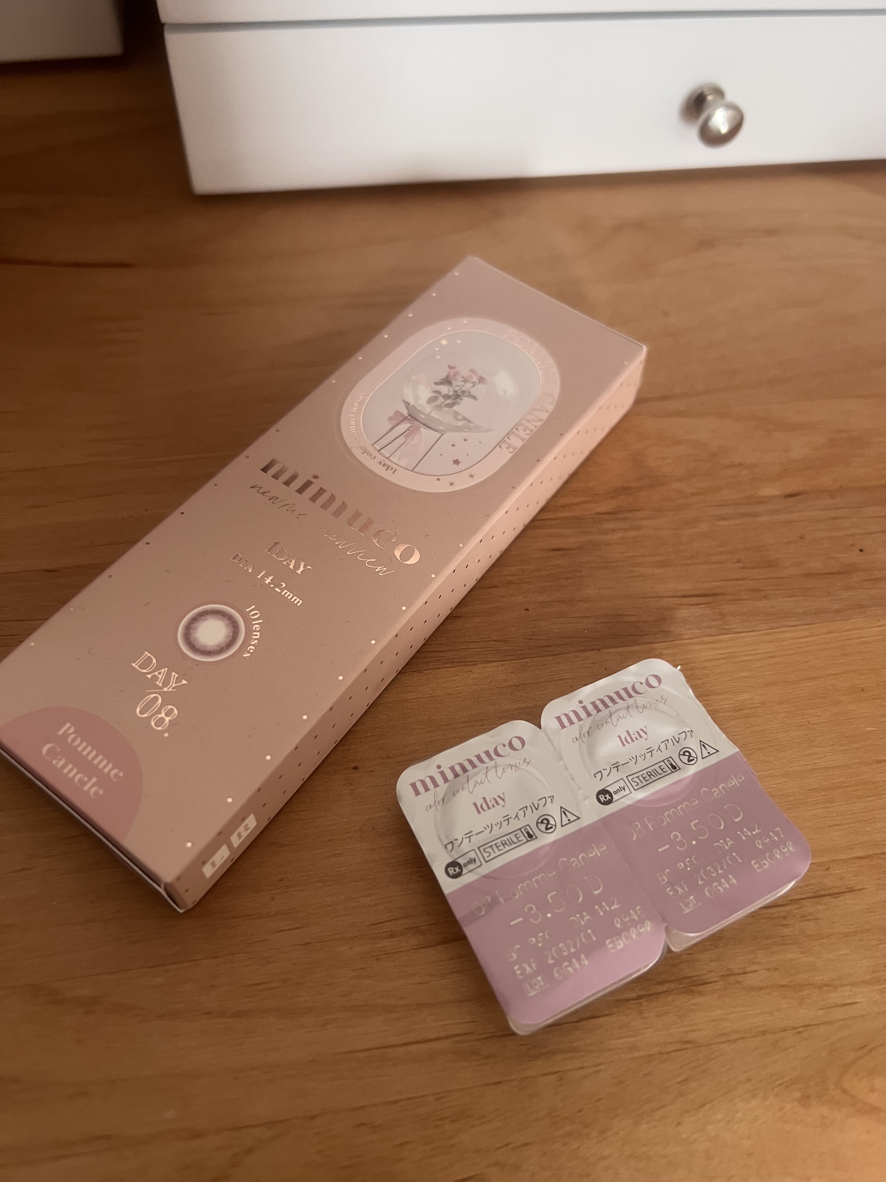 mimuco 1day ポムカヌレ/mimuco/ワンデー（１DAY）カラコンを使ったクチコミ（1枚目）