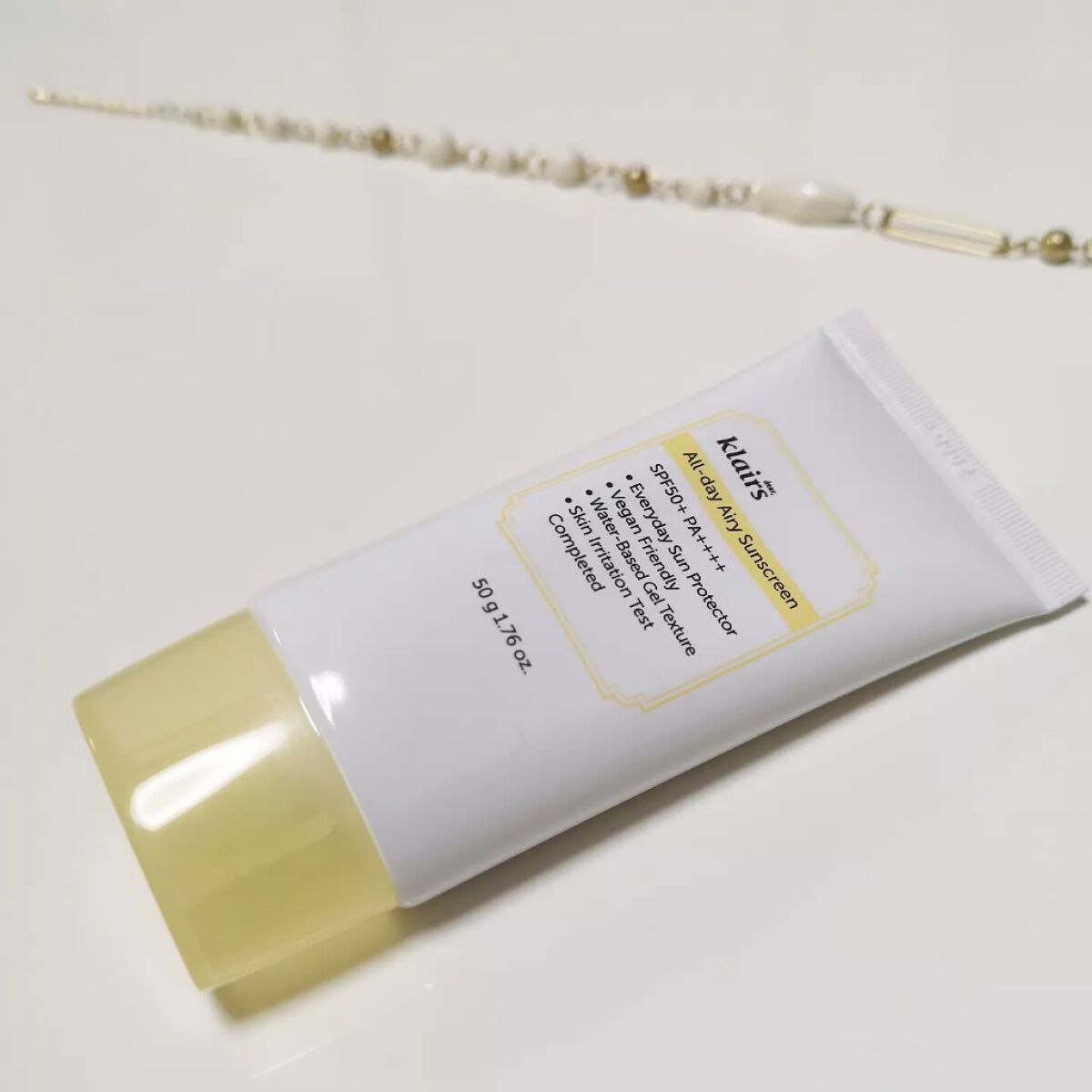 All-day エアリーサンスクリーン50g/Klairs/日焼け止めクリームを使ったクチコミ（1枚目）