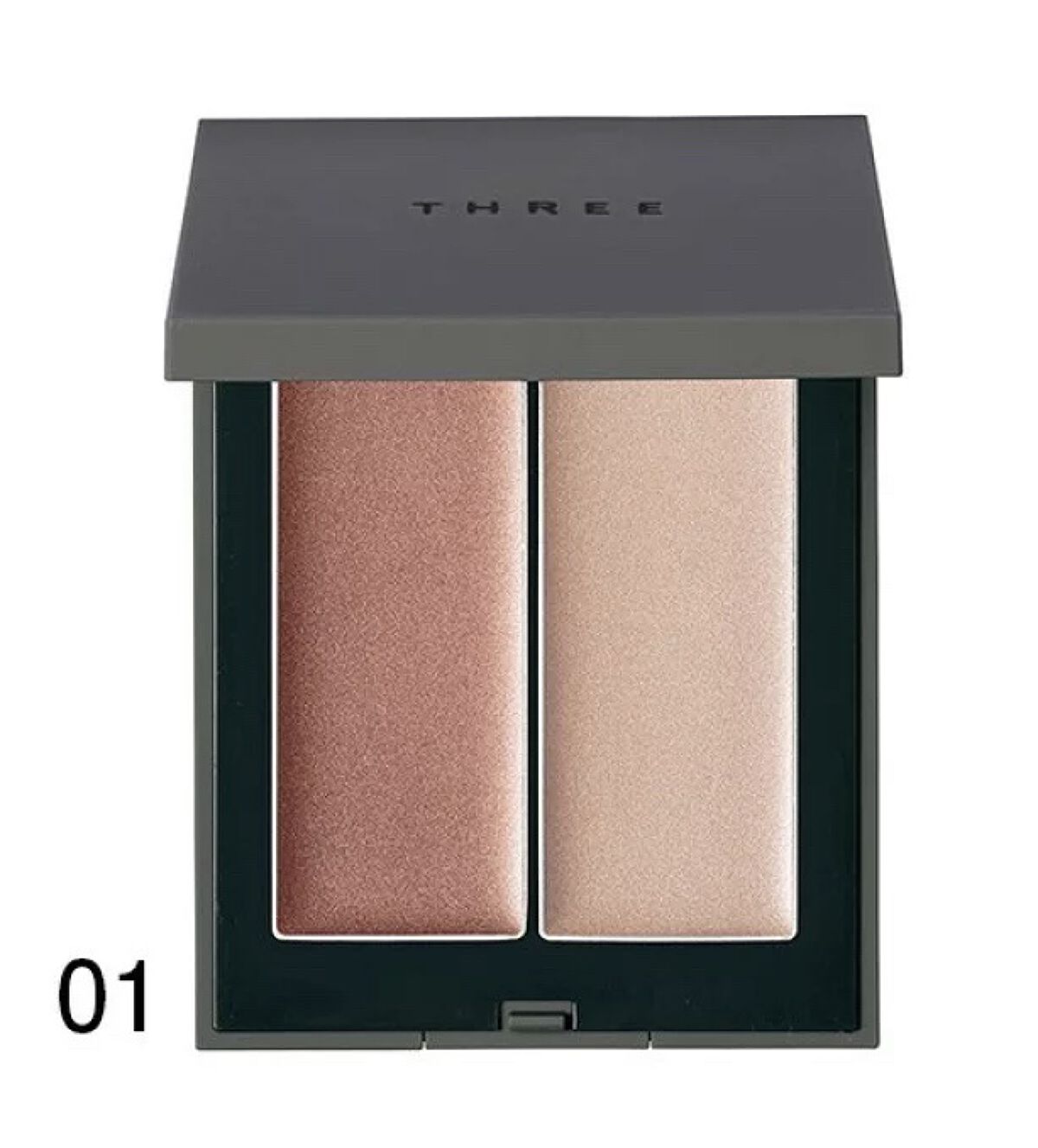 THREE シマリング グロー デュオ/THREE/クリームハイライトを使ったクチコミ（1枚目）