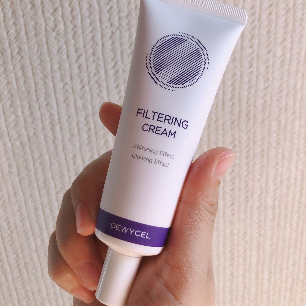 フィルタリングクリーム/DEWYCEL/日焼け止めクリームを使ったクチコミ（1枚目）