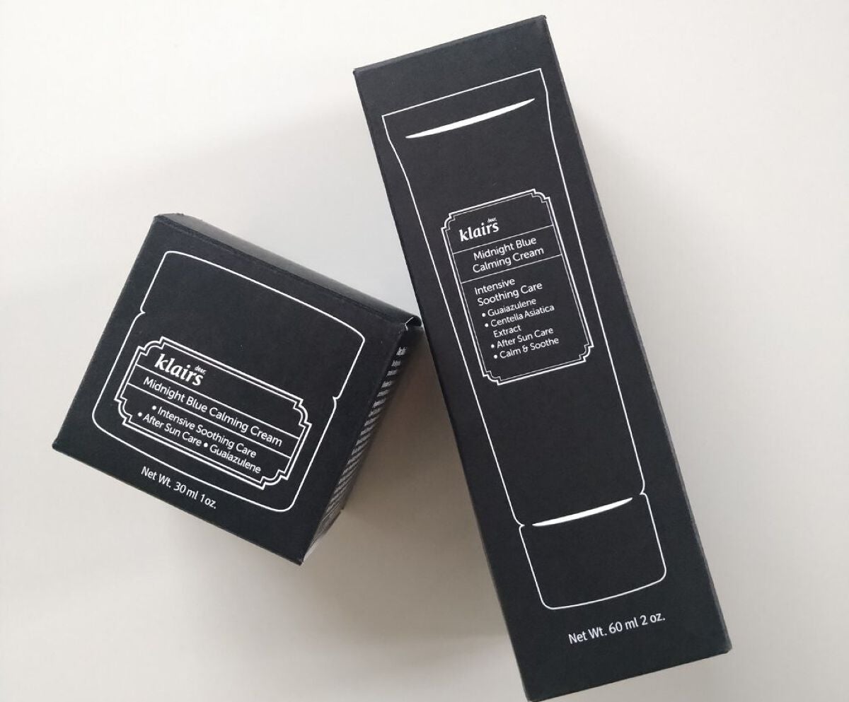 ミッドナイトブルーカーミングクリーム/Klairs/フェイスクリームを使ったクチコミ(4枚目)