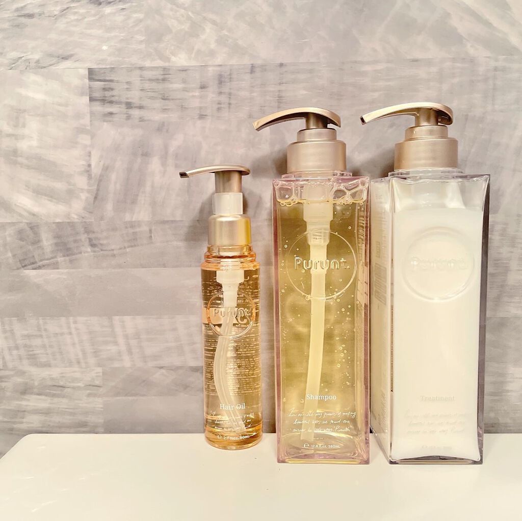 プルント モイストリッチ美容液シャンプー／モイストリッチリペア美容液トリートメント/Purunt./市販シャンプーを使ったクチコミ（1枚目）