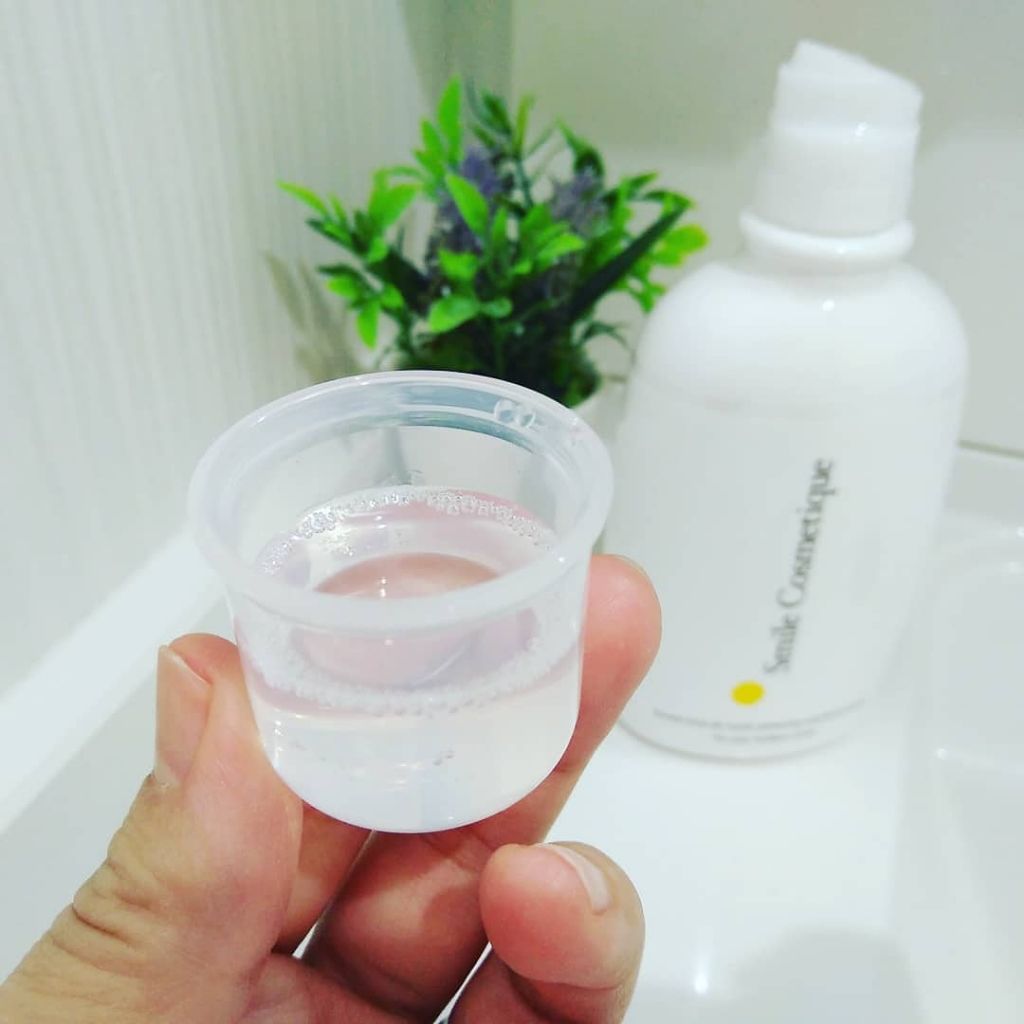 ホワイトニングデンタルリンス/Smile Cosmetique/歯磨き粉を使ったクチコミ(1枚目)