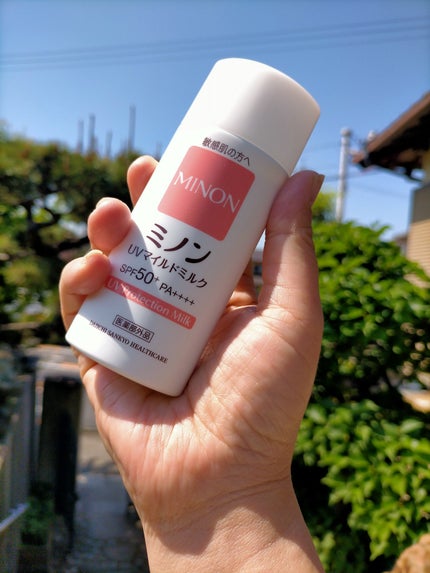 ミノンUVマイルドミルク/ミノン/日焼け止めミルクを使ったクチコミ(1枚目)