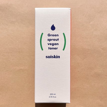 Green sprout vegan toner/suiskin/化粧水を使ったクチコミ(4枚目)