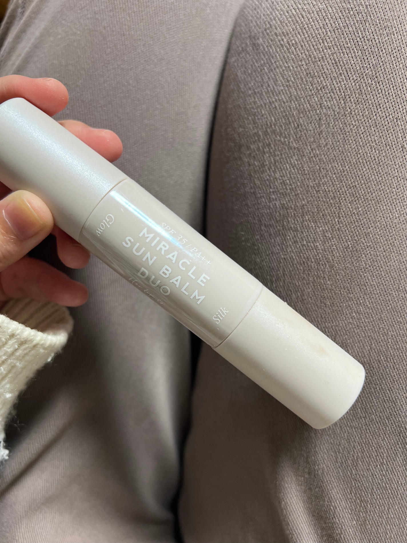 ミラクル サンバーム デュオ/Her lip to BEAUTY/日焼け止めスティックを使ったクチコミ(1枚目)