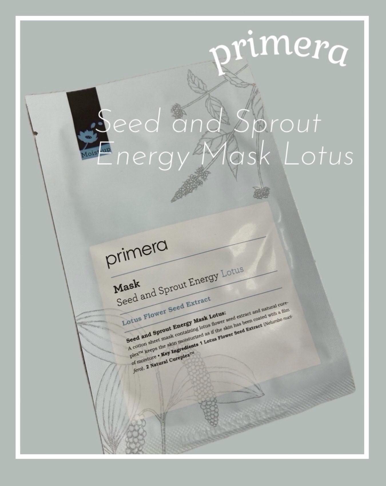 .・*・.・*・.・*・.・*・.・*・.・*・.・*・.・*・.


おはようございます´꒳`)ﾉﾞ☆
本日は、primera 「Seed and Sprout Energy
Mask Lotus」のご紹介です❗️


🦢保湿力に優れた