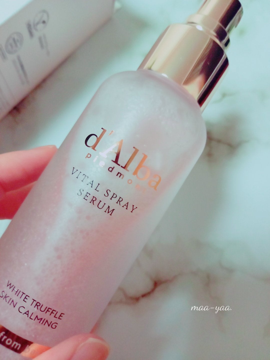ダルバ ホワイトトリュフバイタルスプレーセラム/ダルバ/ミスト状化粧水を使ったクチコミ(2枚目)
