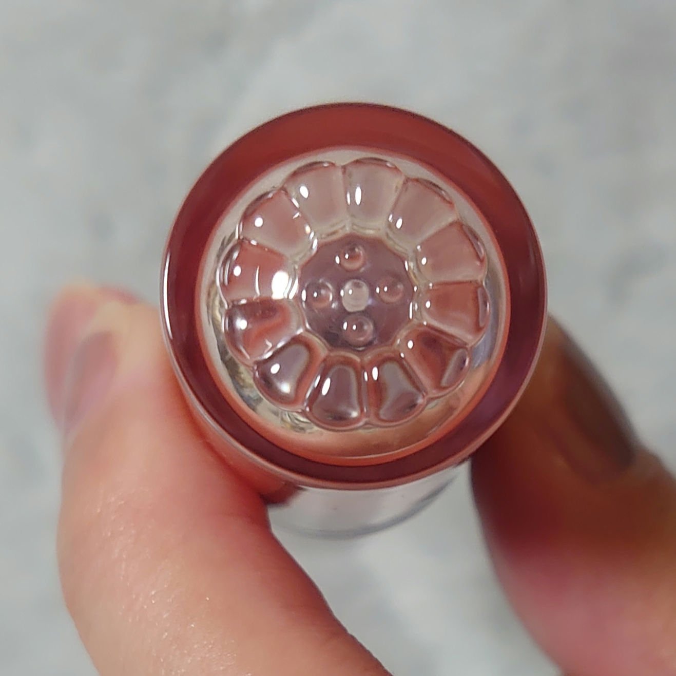 ペリペラ インク ムード グロイ ティント 20 BROWN YAKGWA(甘いブラウン)/PERIPERA/リップティントを使ったクチコミ（2枚目）