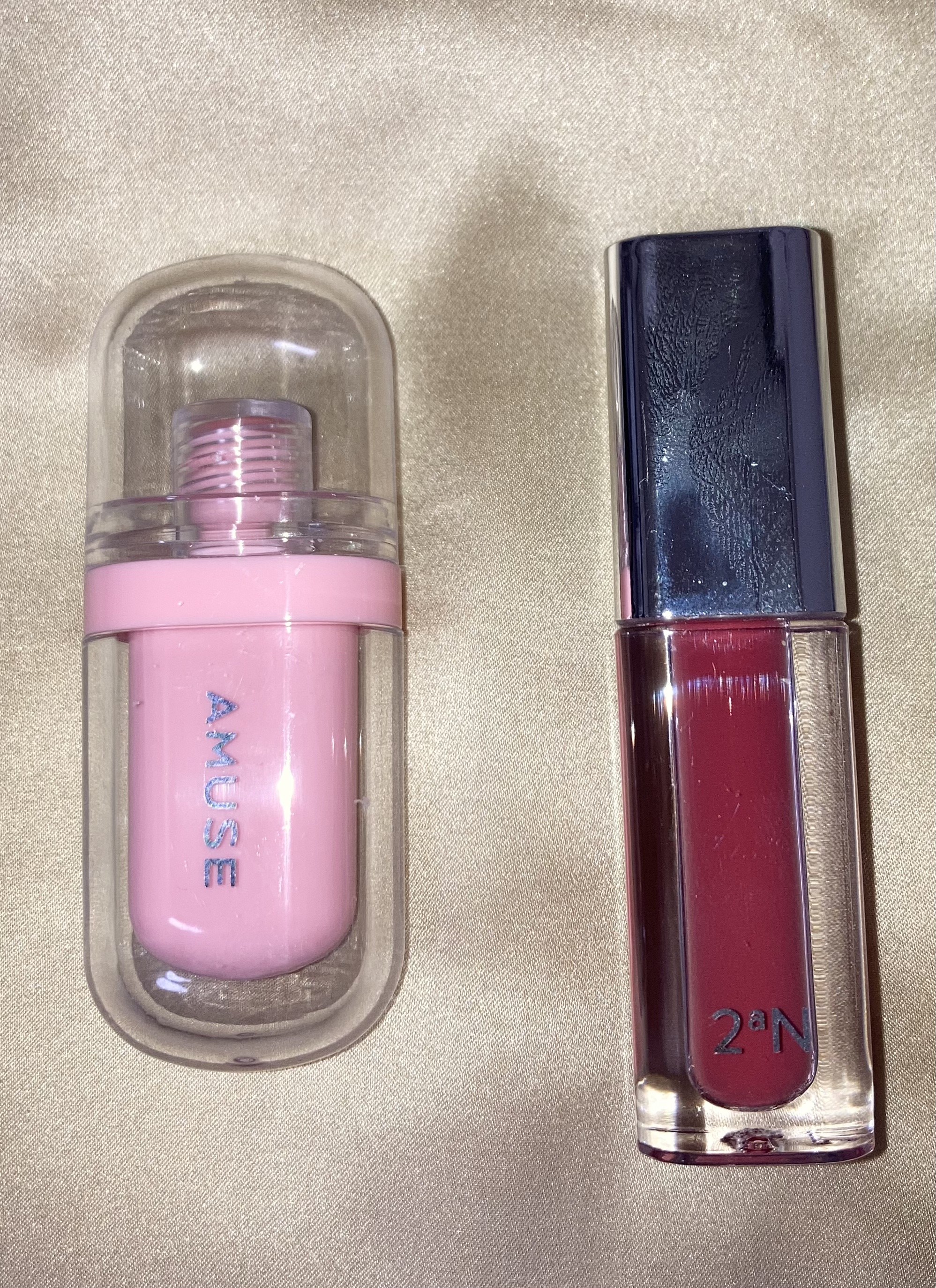 ジェルフィットティント/AMUSE/リップティントを使ったクチコミ（1枚目）