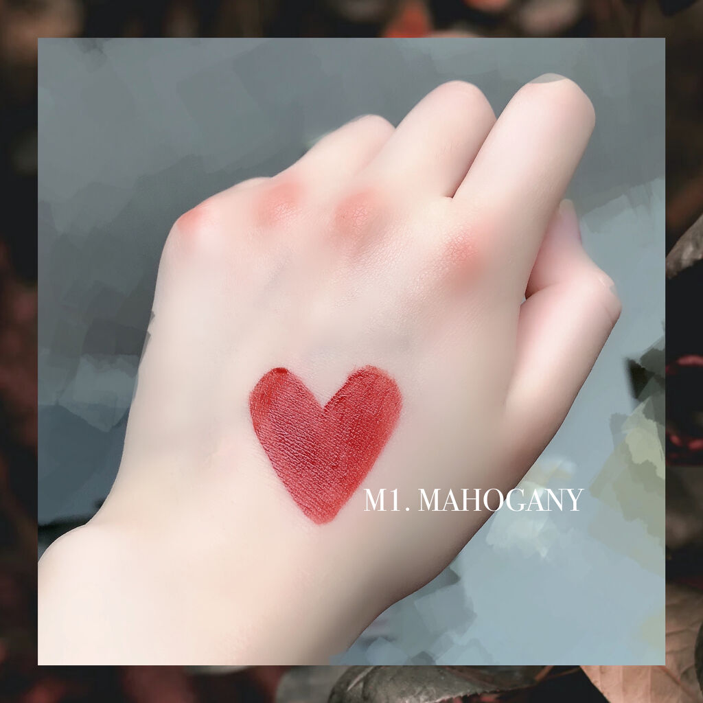 バイト ザ ビート メロウ ティント M1 マホガニー/MERZY/リップティントを使ったクチコミ（3枚目）