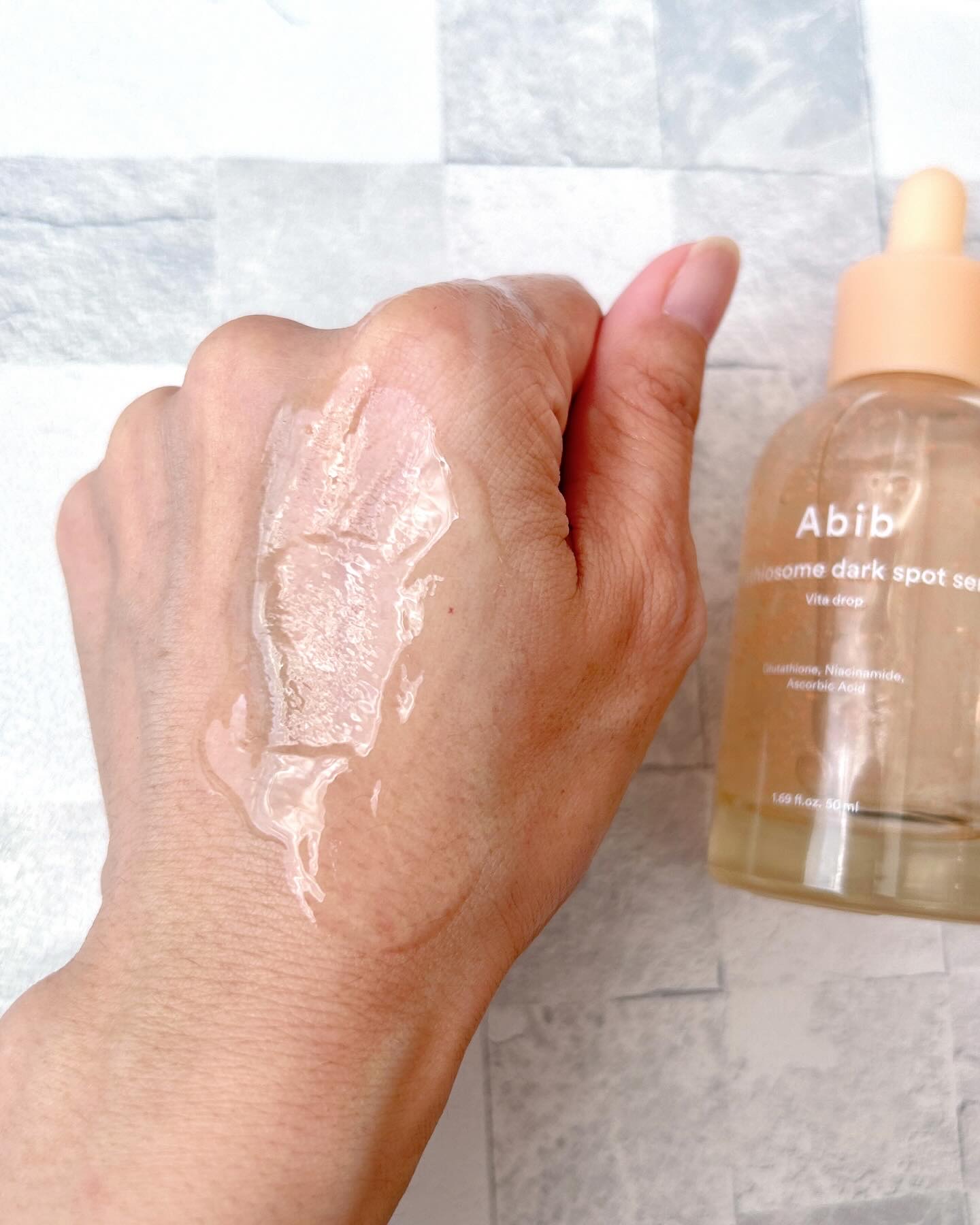 アビブ　グルタチオンソームダークスポットセラムビタドロップ/Abib /美容液を使ったクチコミ（3枚目）