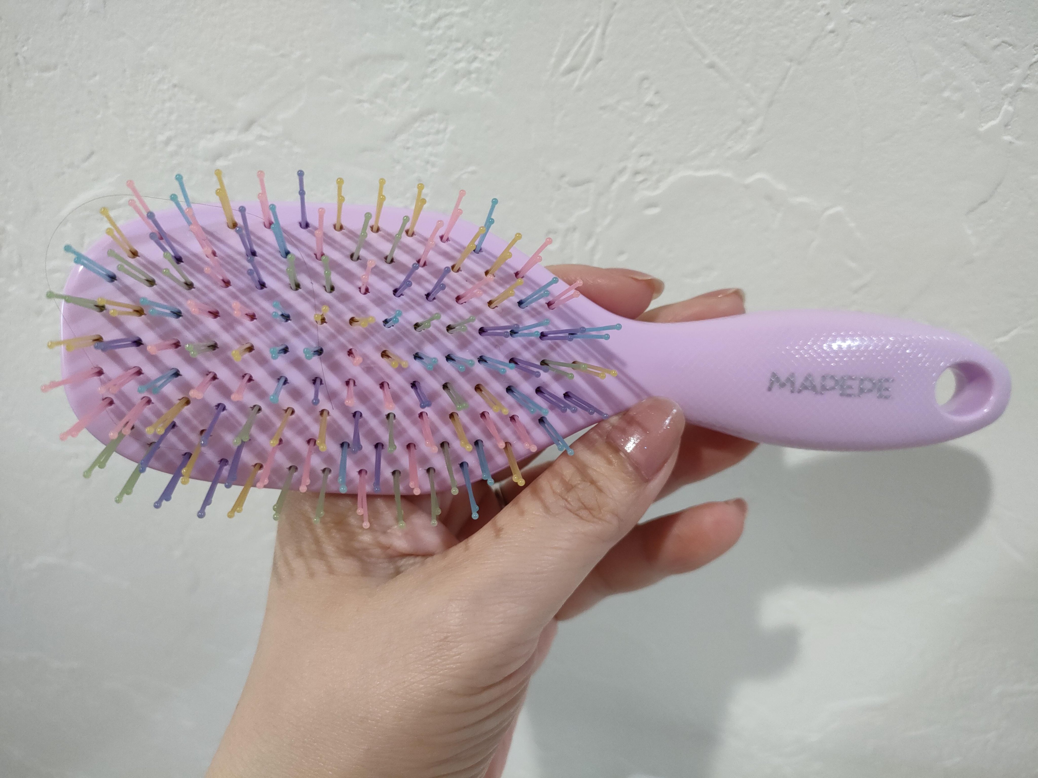 デタングリングブラシミニ/マペペ/ヘアブラシを使ったクチコミ（2枚目）