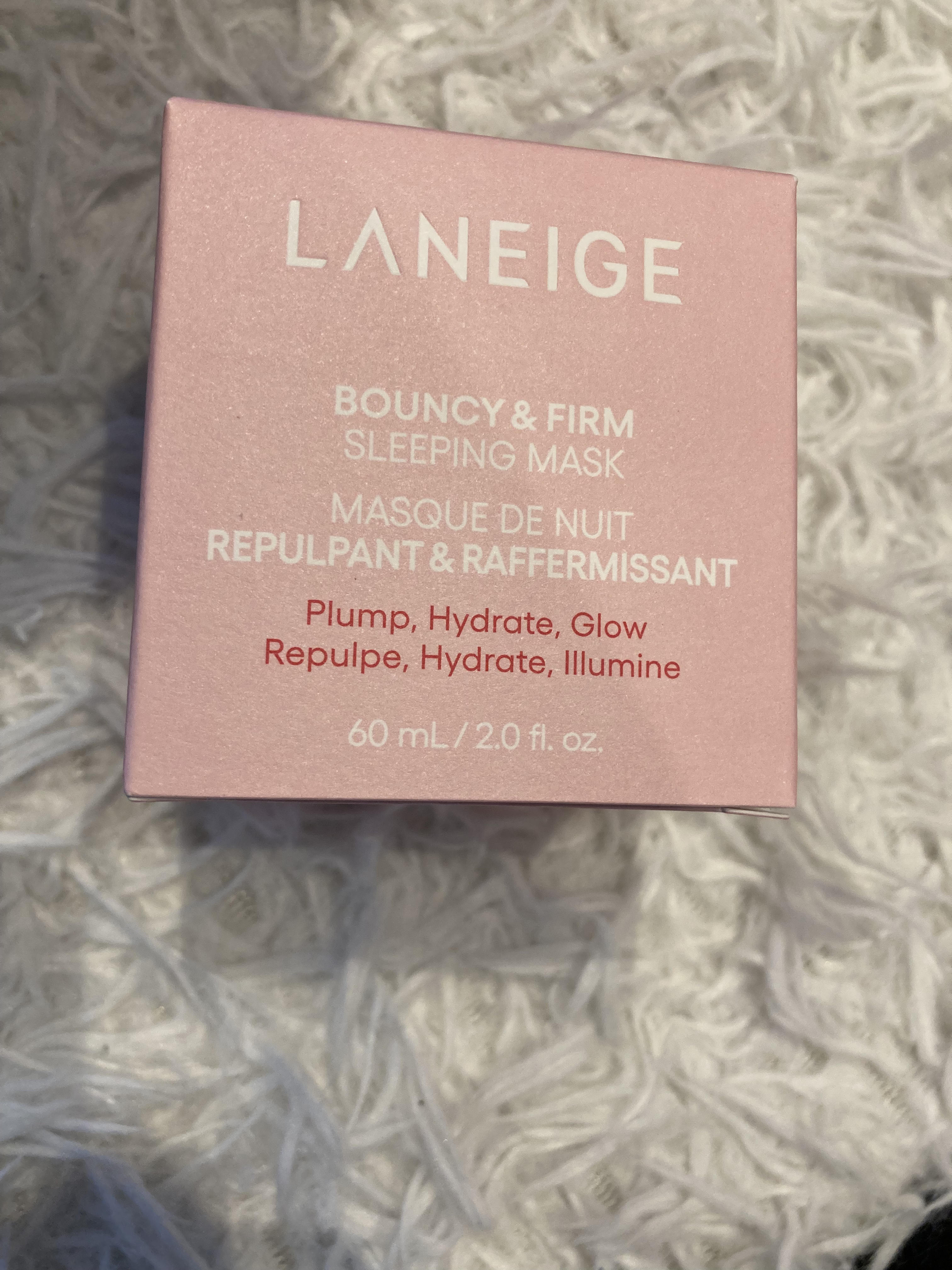 バウンシースリーピングマスク/LANEIGE/フェイスクリームを使ったクチコミ（1枚目）