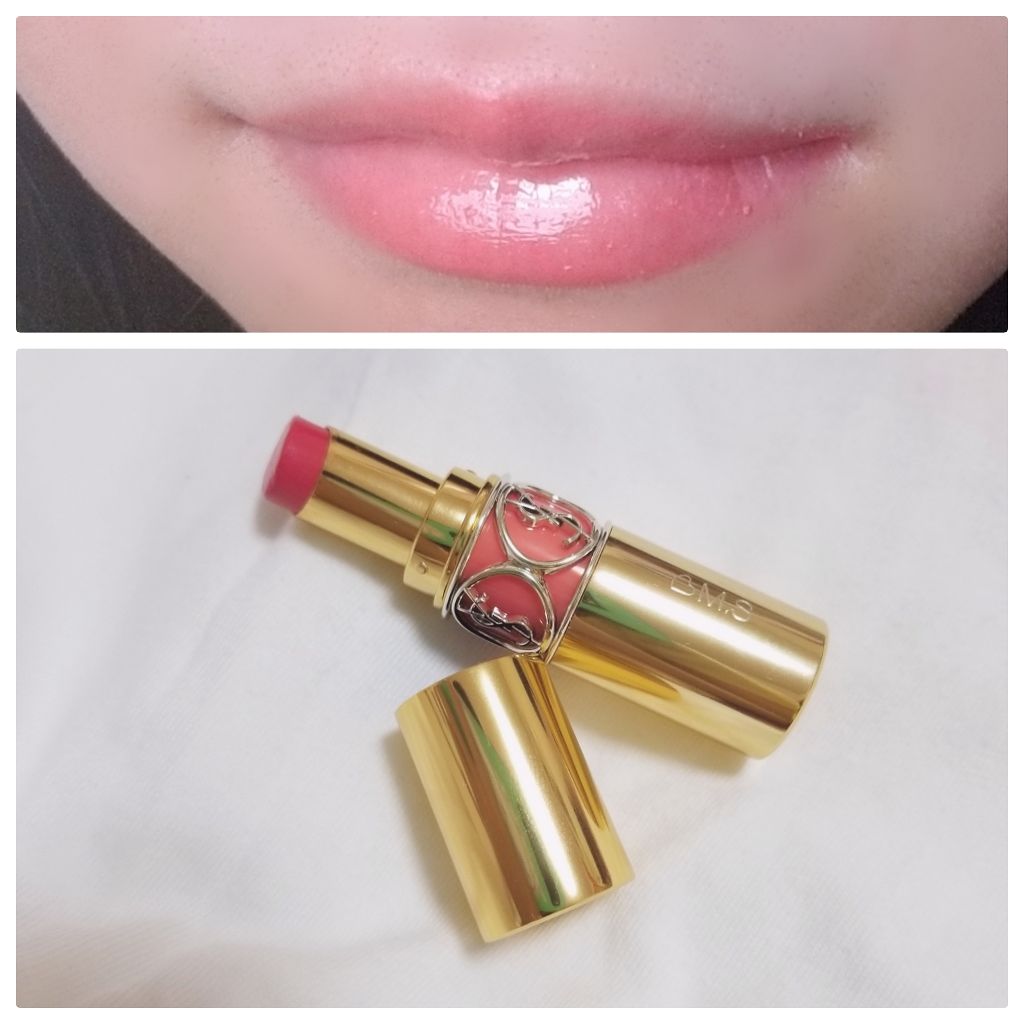 ルージュ ヴォリュプテ シャイン/YVES SAINT LAURENT BEAUTE/口紅を使ったクチコミ(1枚目)