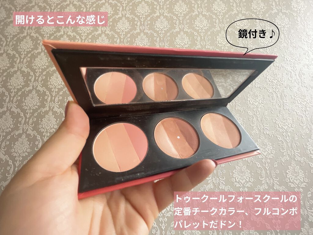 ティー パーティー ブラッシャー パレット/too cool for school/パウダーチークを使ったクチコミ（2枚目）