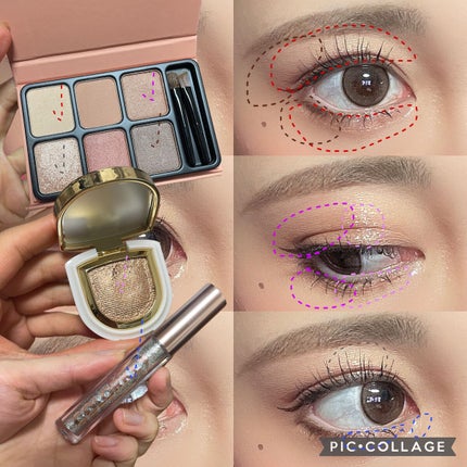 PERFECT DIARY (パーフェクトダイアリー)オートクチュール「タッチ」シングルアイシャドウ/PERFECT DIARY/単色アイシャドウを使ったクチコミ(3枚目)