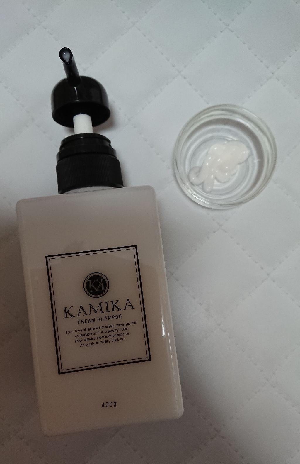 黒髪クリームシャンプー/KAMIKA/シャンプー・コンディショナーを使ったクチコミ（1枚目）