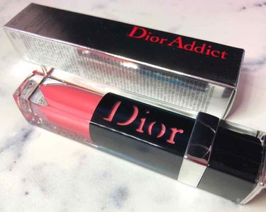 ディオール アディクト ラッカー プランプ 358 サンライズ ピンク/Dior/リップグロスを使ったクチコミ（1枚目）