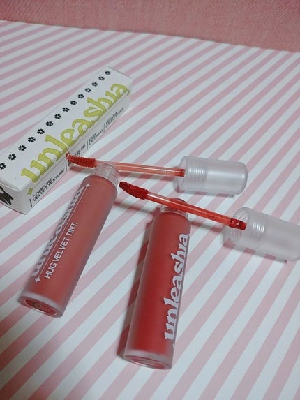 Luv Hug Velvet Tint/unleashia/口紅を使ったクチコミ(1枚目)