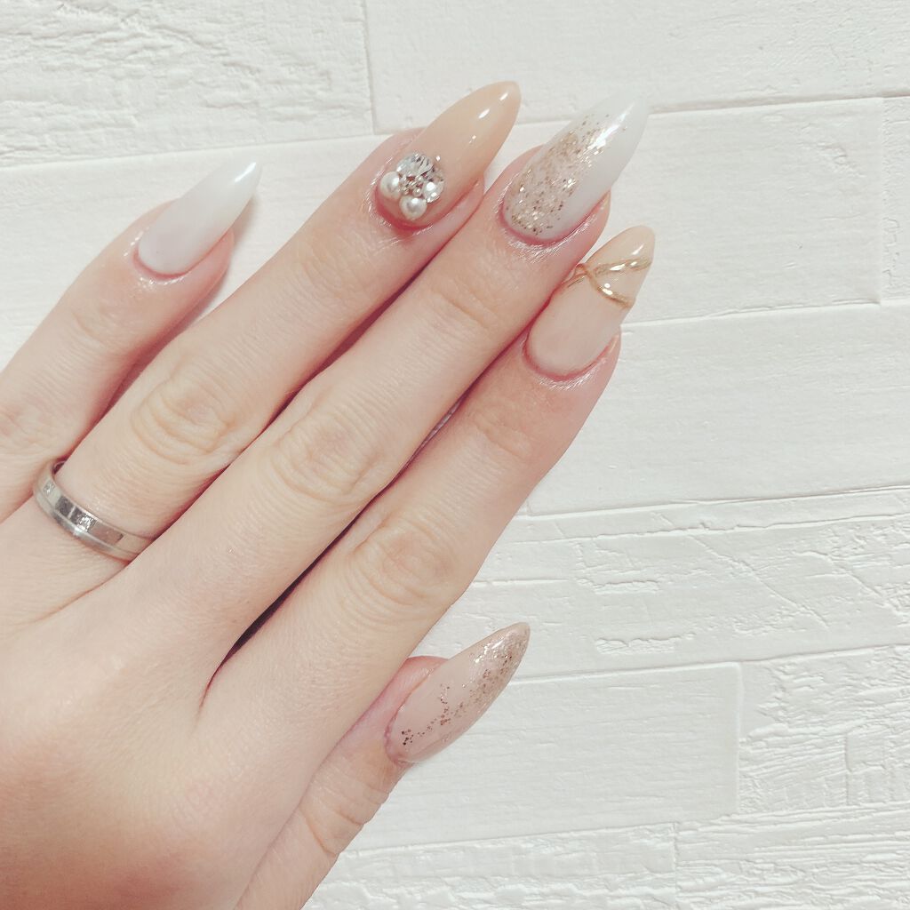 Naility！ ステップレスジェル UVトップジェル/Naility!/ジェルネイルを使ったクチコミ（3枚目）