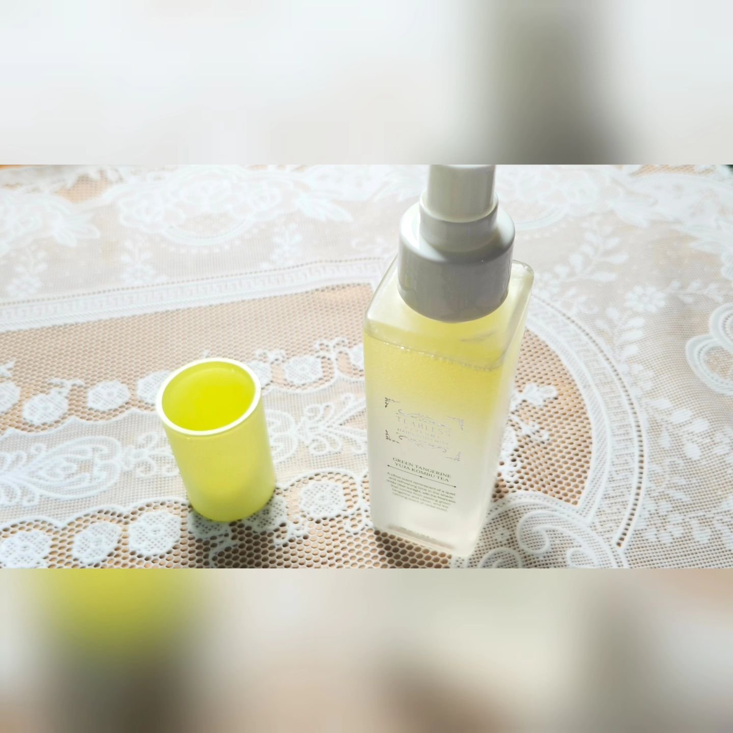 清柑柚子コンブチャパフュームヘア&ボディミスト/TEABLESS/ヘアミストを使ったクチコミ（2枚目）