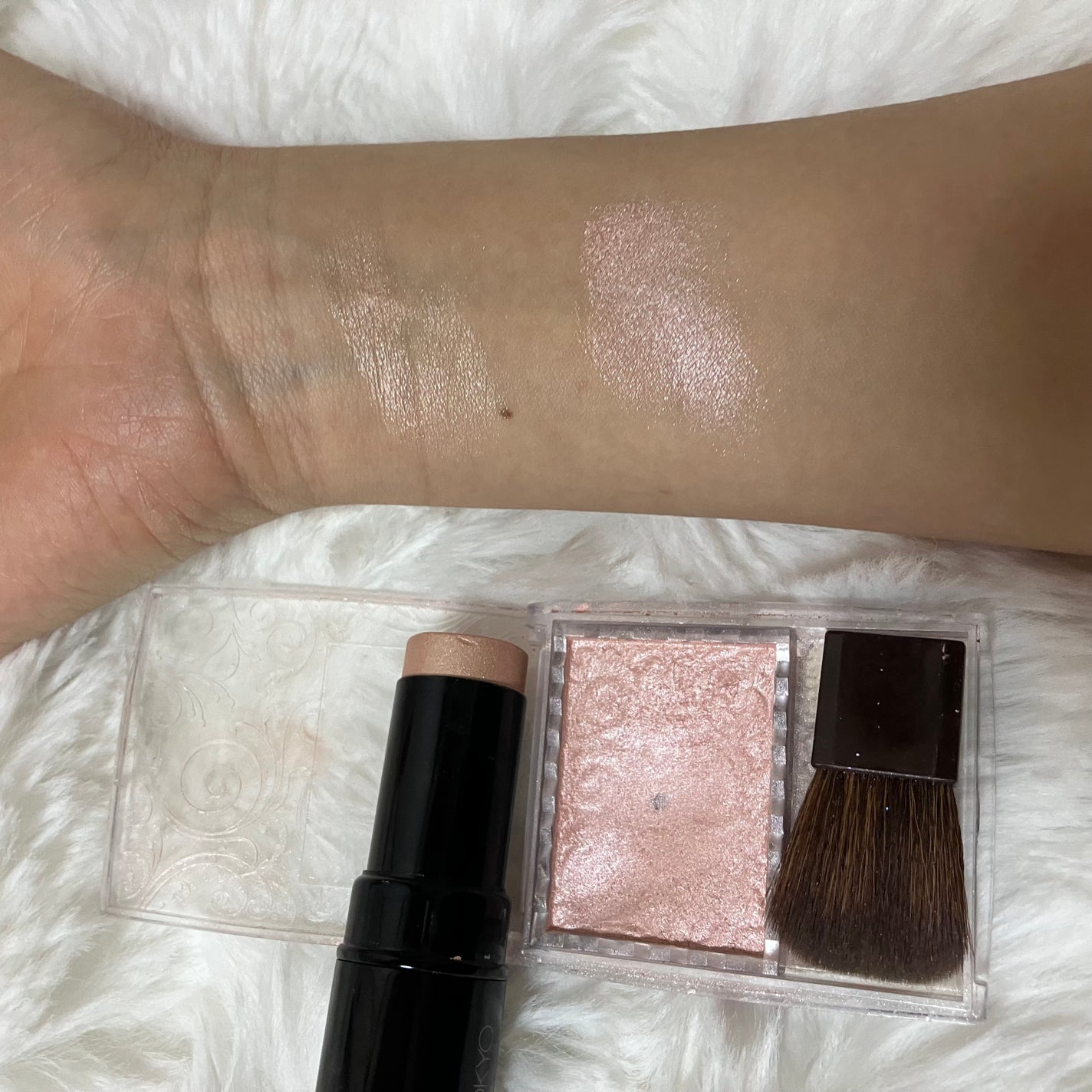 パールグロウハイライト/CEZANNE/パウダーハイライトを使ったクチコミ(1枚目)