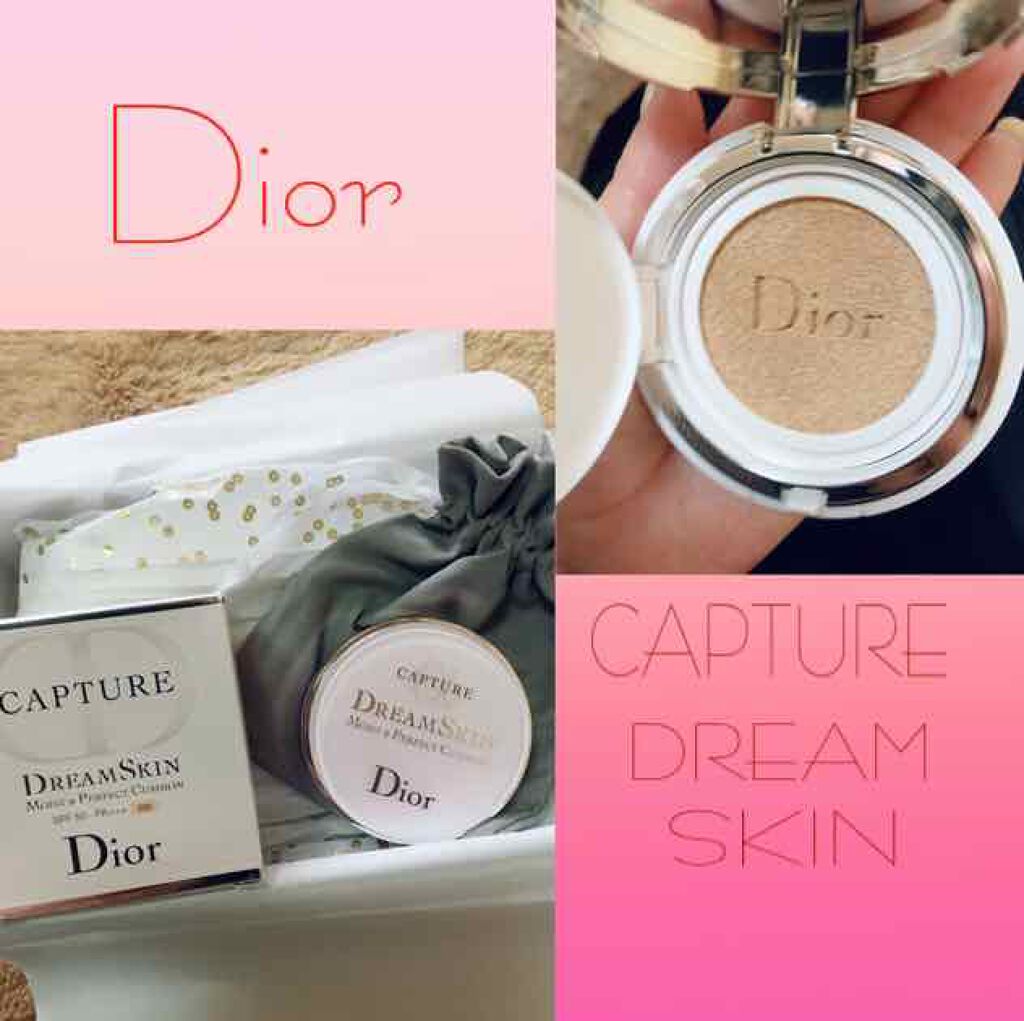 カプチュール ドリームスキン モイスト クッション SPF50 /PA+++ /Dior/クッションファンデーションを使ったクチコミ(1枚目)