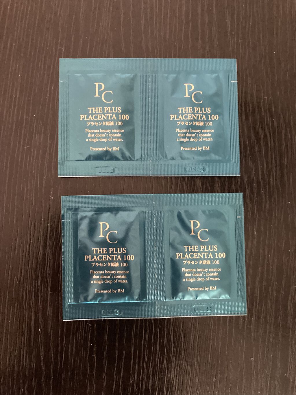 【馬プラセンタ原液100】プラセンタ原液100美容液　パウチ　1ml (馬プラセンタ)/パーフェクトC/美容液を使ったクチコミ（2枚目）