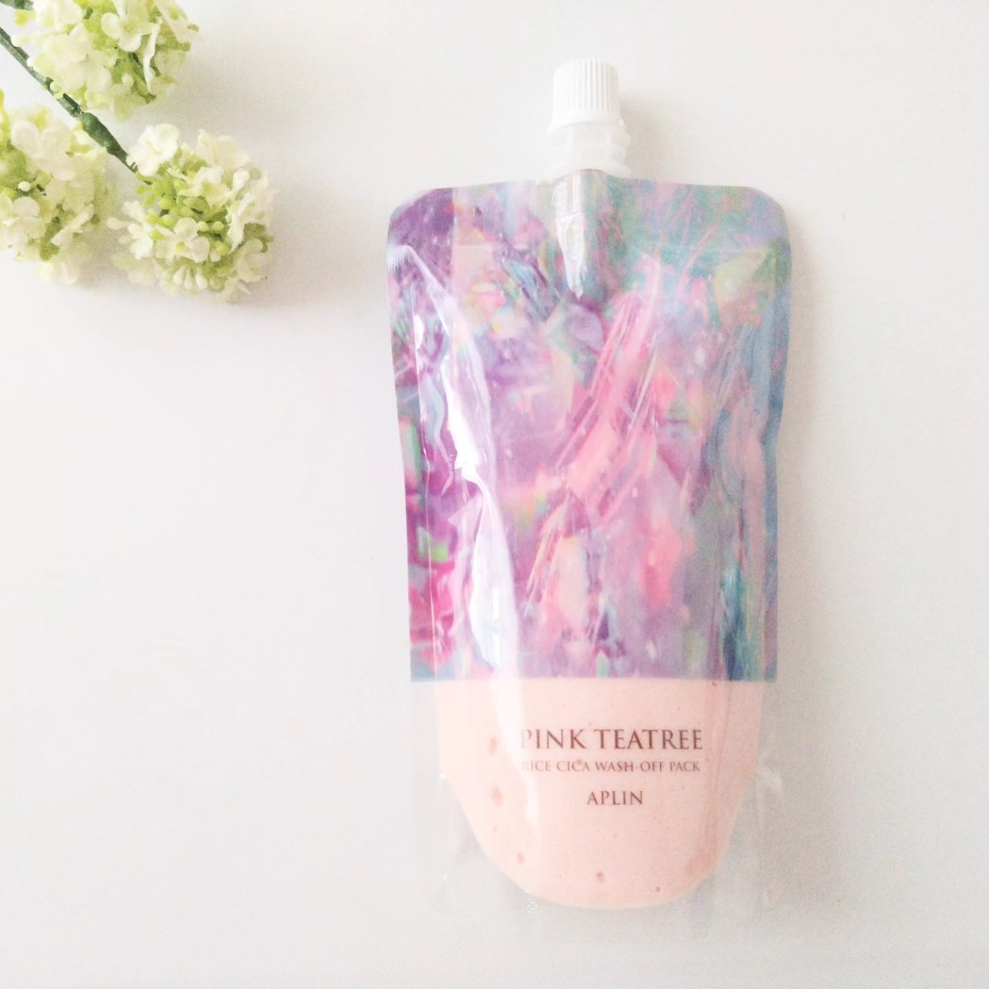 ピンクティーツリーライスシカウォッシュオフパック/APLIN/洗い流すパック・マスクを使ったクチコミ（1枚目）