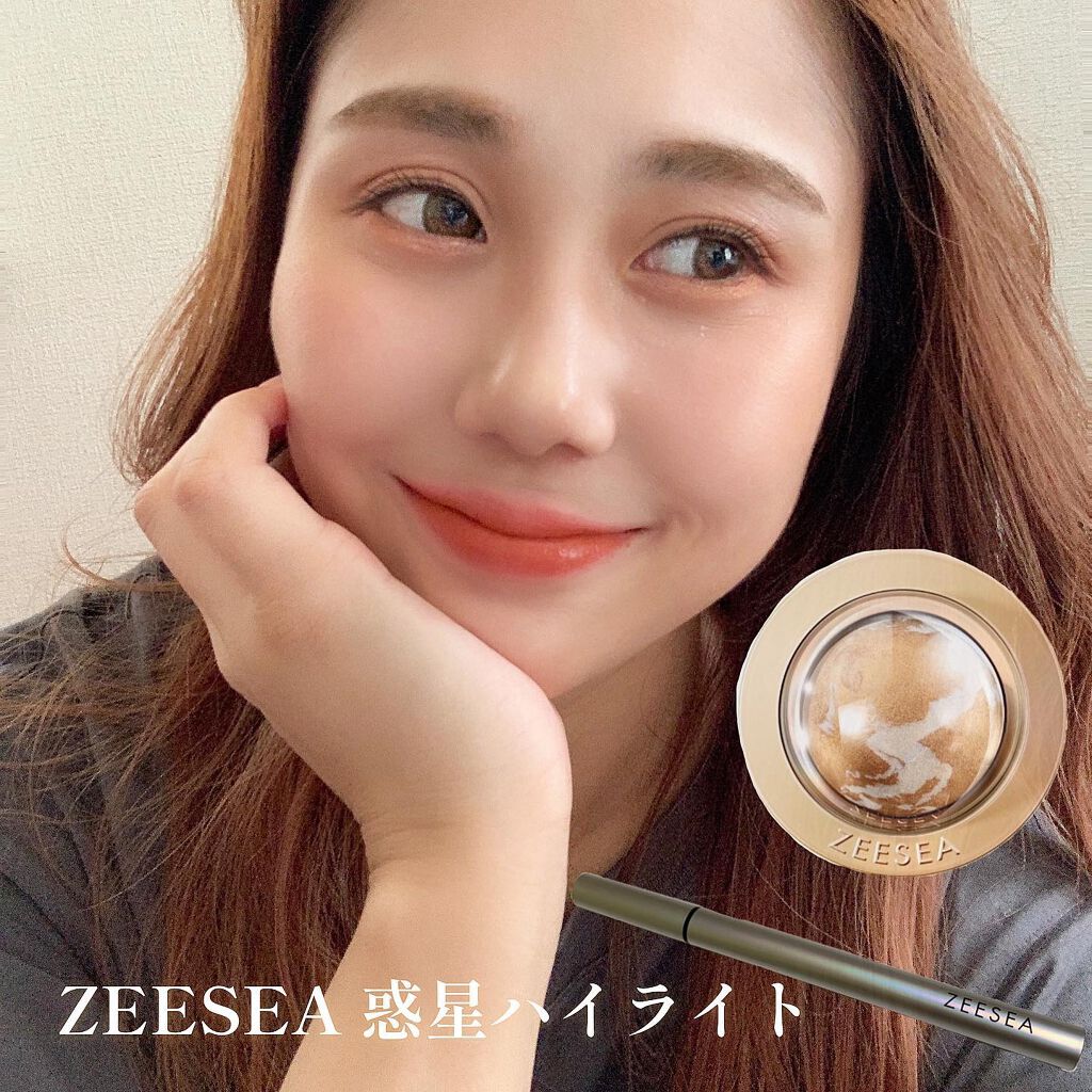 ZEESEA 惑星ハイライト 04 VG ヴィーナスゴールド/ZEESEA/パウダーハイライトを使ったクチコミ（1枚目）