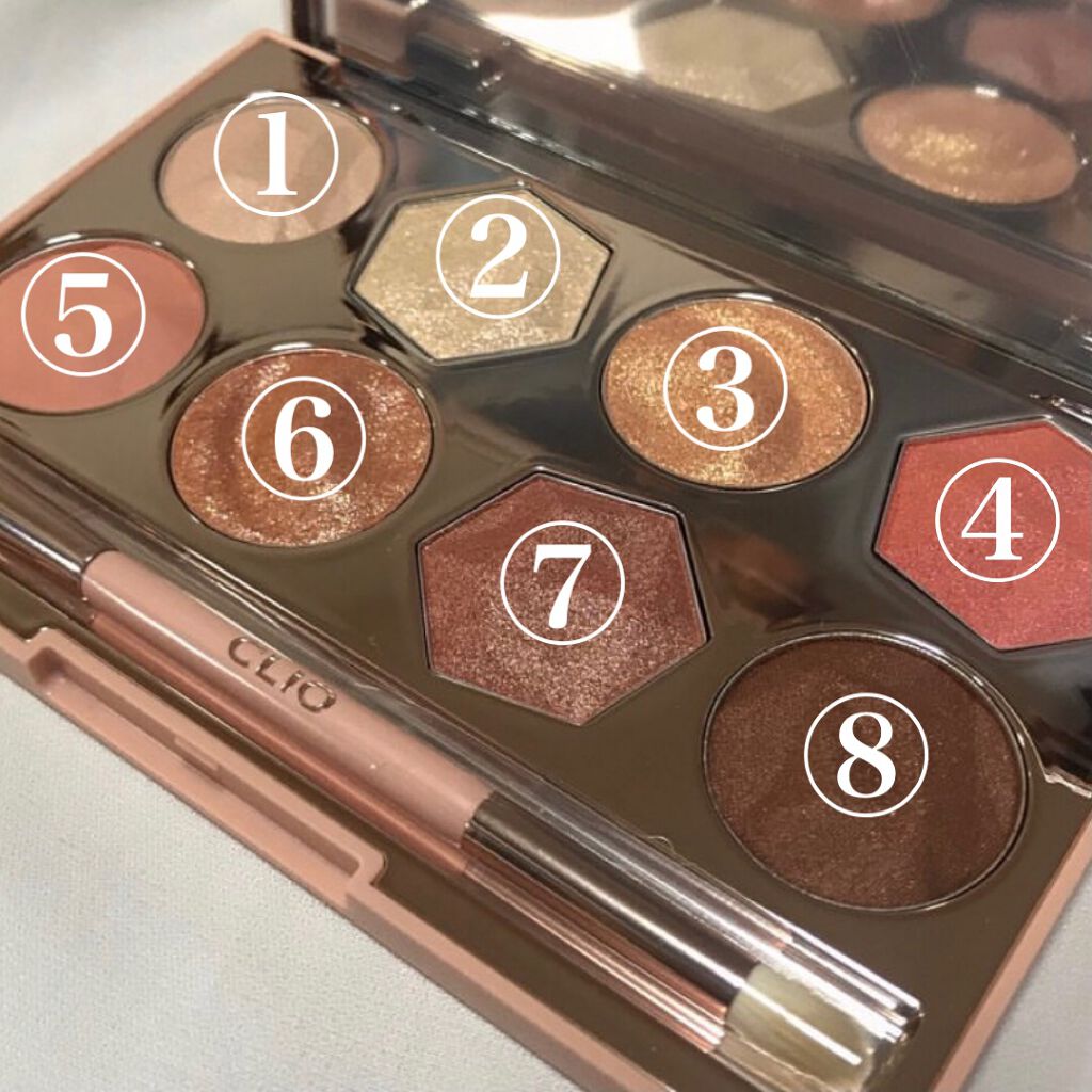 プリズム エアー アイ パレット/CLIO/アイシャドウパレットを使ったクチコミ(3枚目)