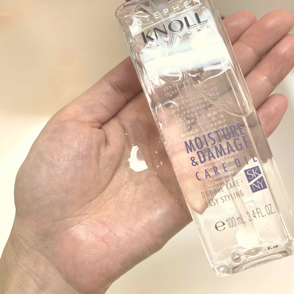モイスチュア ダメージケア オイル/スティーブンノル ニューヨーク/ヘアオイルを使ったクチコミ（3枚目）