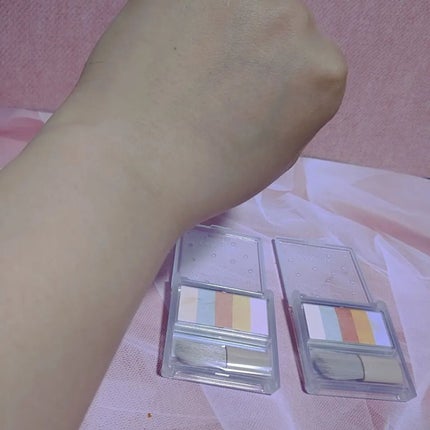 パステルヴェールコンシーラー/キャンメイク/パレットコンシーラーを使ったクチコミ(2枚目)