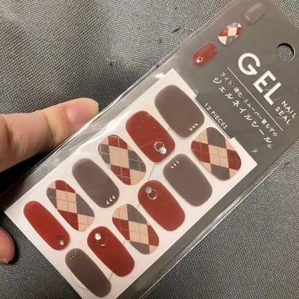 ジェルネイルシール/キャンドゥ/ネイルシールを使ったクチコミ(1枚目)