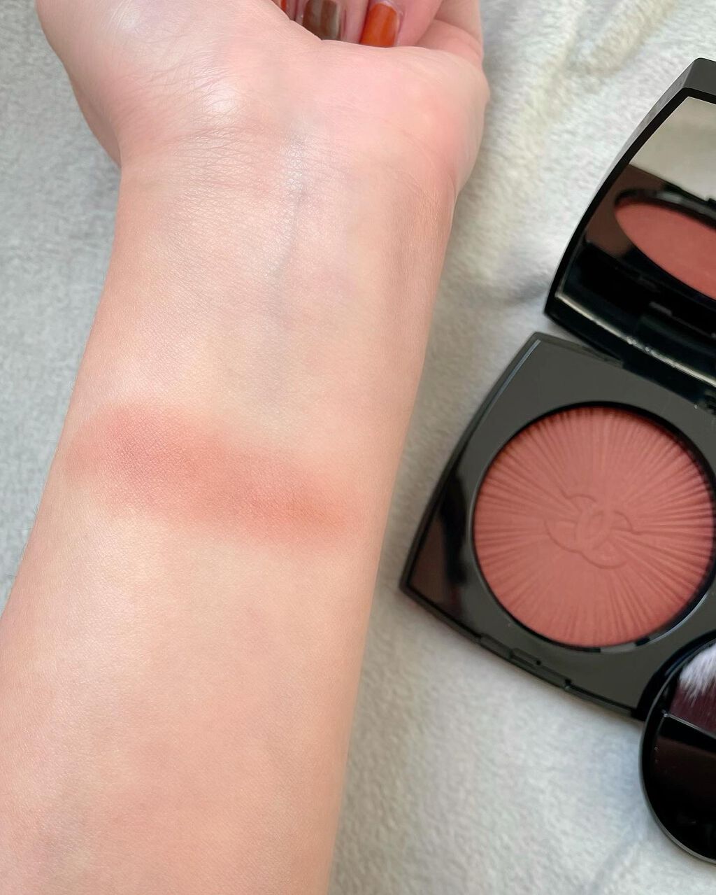 ブラッシュ ルミエール/CHANEL/パウダーチークを使ったクチコミ（3枚目）