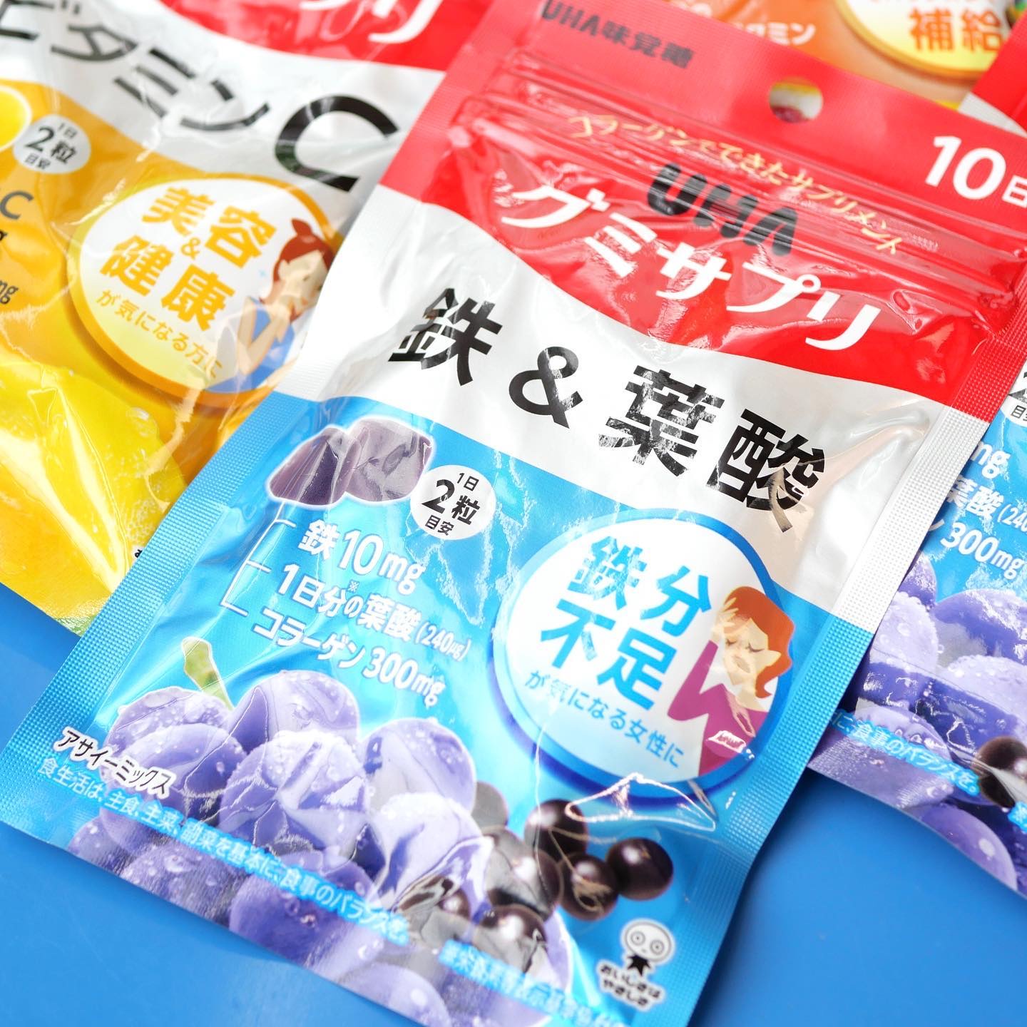 UHAグミサプリルテイン ミックスベリー味/UHA味覚糖/食品を使ったクチコミ（2枚目）