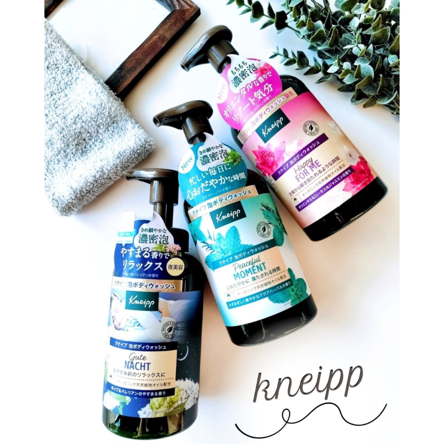 クナイプ 泡ボディウォッシュ グーテナハト ホップ&バレリアンの香り/クナイプ/ボディソープを使ったクチコミ（1枚目）