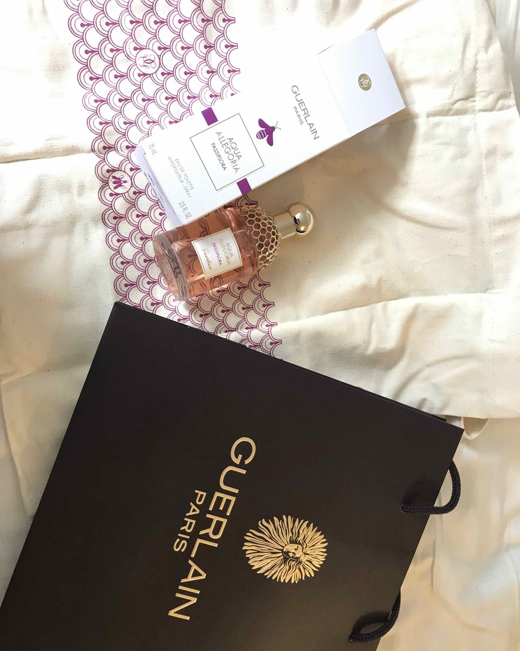 試してみた】アクアアレゴリア パッシフローラ GUERLAINのリアルな