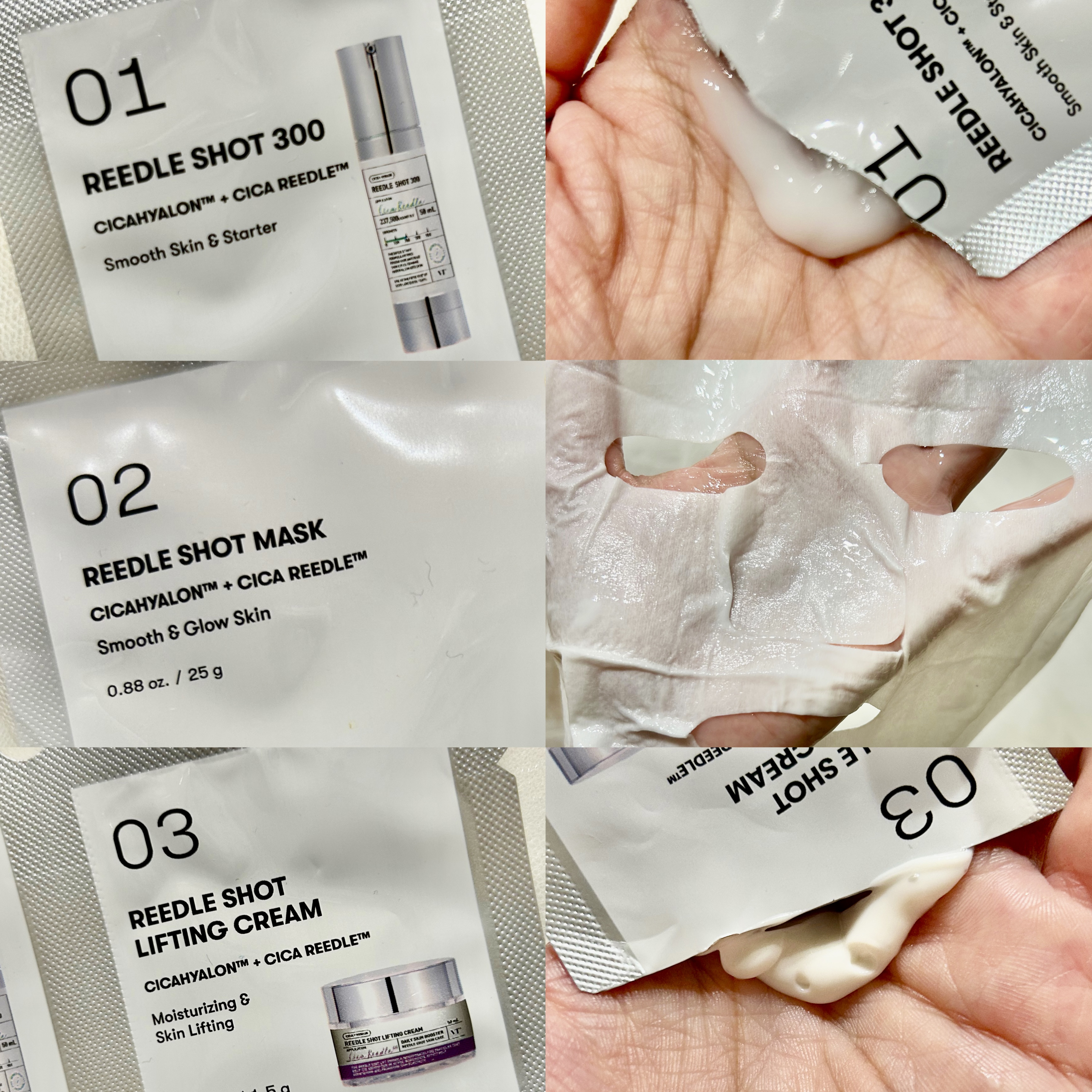 リードルショットオールインワン３ステップマスク/VT/シートマスク・パックを使ったクチコミ（2枚目）