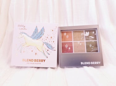 オーラクリエイション 103 ネクタリン＆メルティグレージュ(ホリデー限定カラー)/BLEND BERRY/アイシャドウパレットを使ったクチコミ（1枚目）