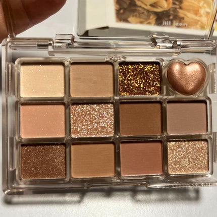 シャイニング12色ミニアイシャドウパレット/jill leen./アイシャドウパレットを使ったクチコミ(2枚目)